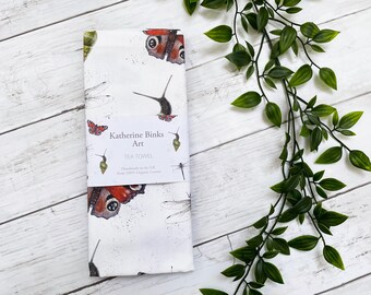 Bug Tea Towel 100% Organic Cotton
