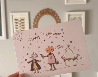 Carte postale du défilé « Restez effrayants »