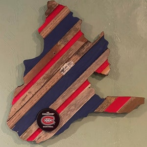 Montreal Canadians NHL Rustic Wall Decor