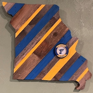 St. Louis Blues, Custom Wood Sign, NHL Hockey, Hockey Wall Art!
