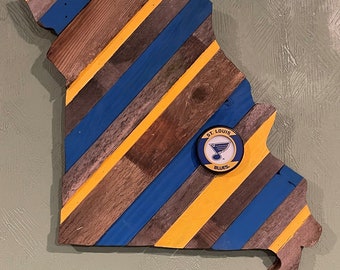 St. Louis Blues, Custom Wood Sign, NHL Hockey, Hockey Wall Art!