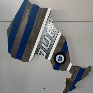 Toronto Maple Leafs, Custom Wood Sign, NHL Hockey, Hockey Wall Art!