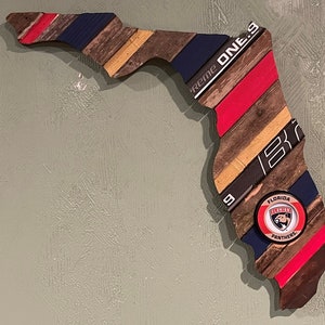 Florida Panthers, Custom Wood Sign, NHL Hockey, Hockey Wall Art!