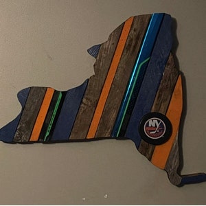 New York Islanders NHL Rustic Wall Decor