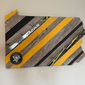Pittsburgh Penguins, Custom Wood Sign, NHL Hockey, Hockey Wall Art!
