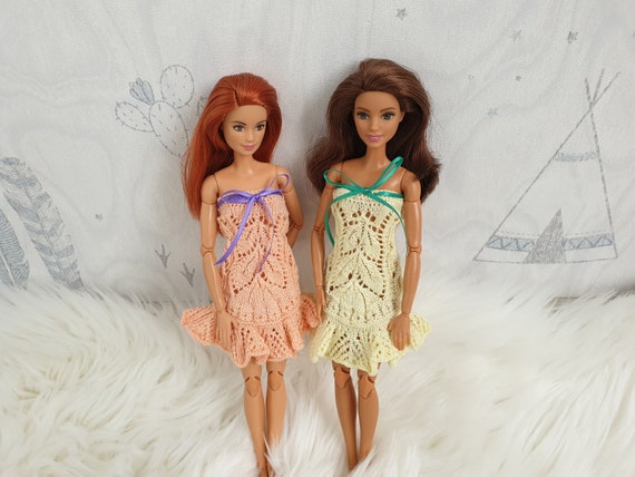 knitted barbie clothes