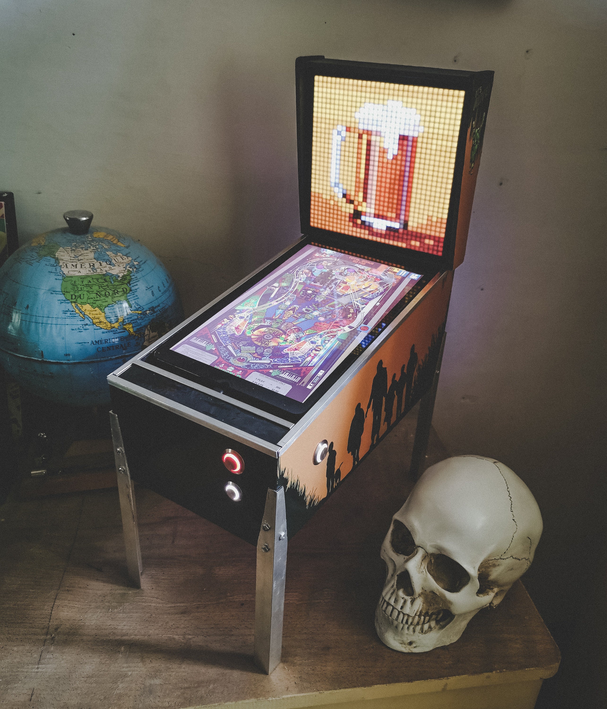 Mini Pincab Virtual Pinball Machine for 10inch Tablet Etsy Denmark