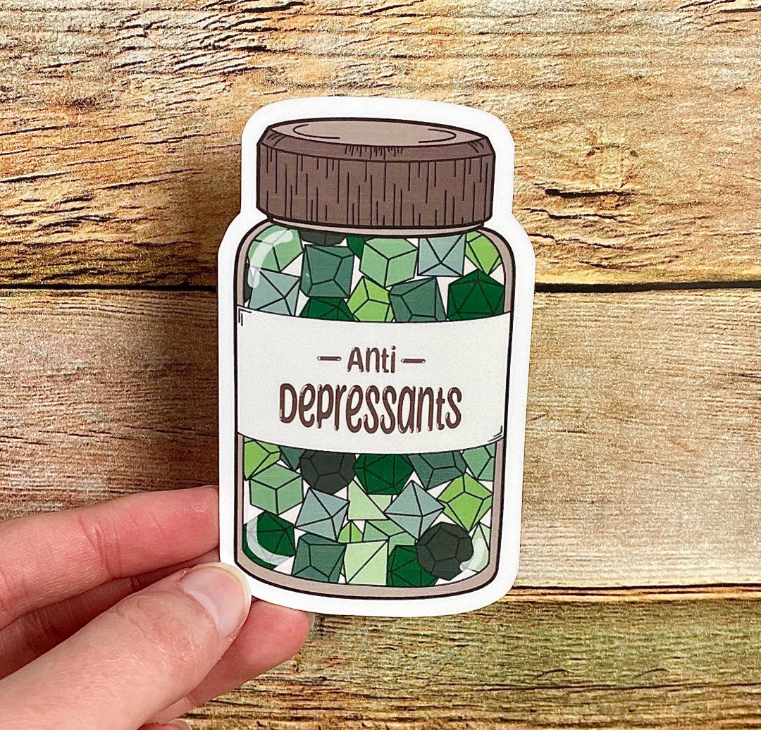 Prescription Dice Sticker, Dungeons and Dragons, RPG, Glossy - Etsy