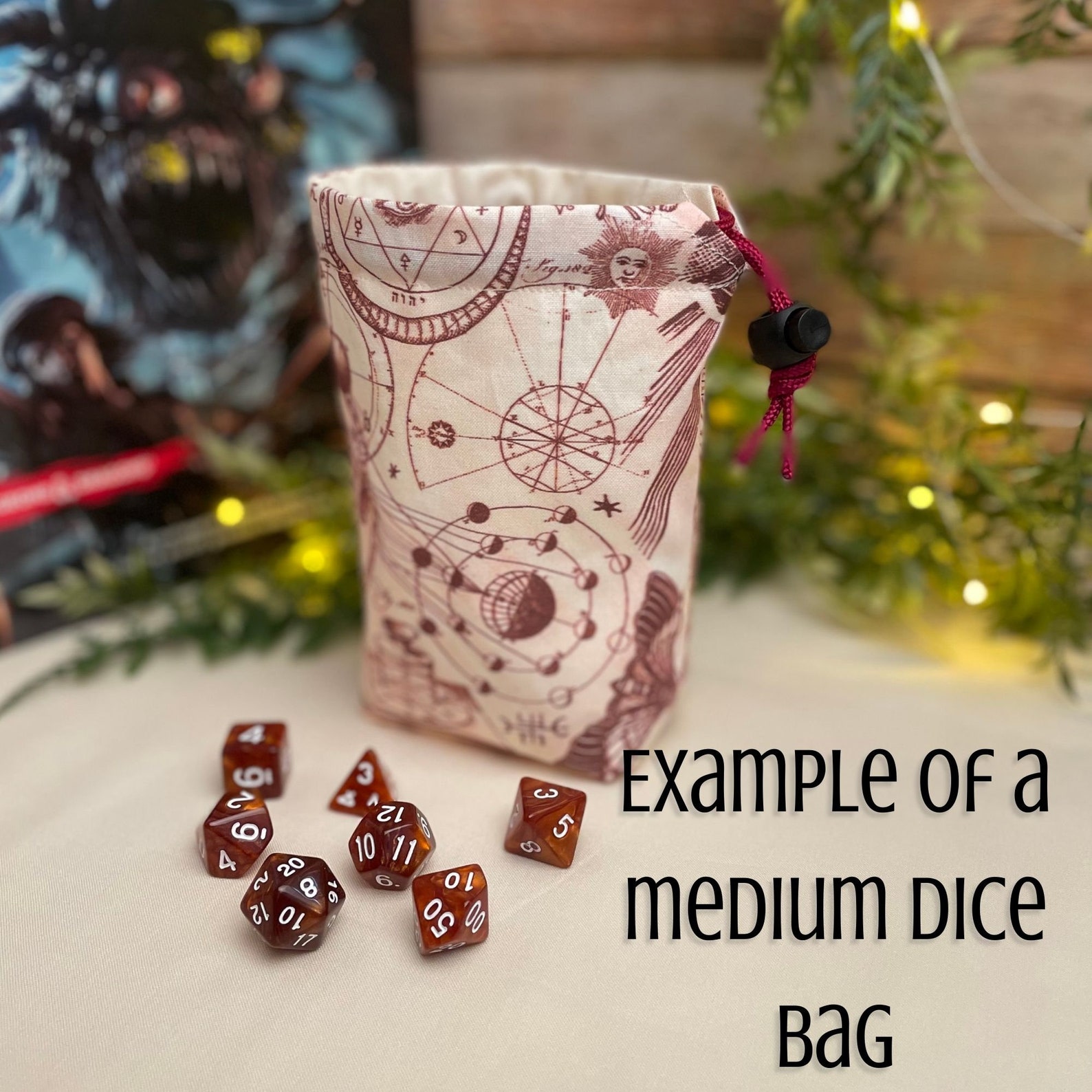 Create Your Own Dnd Dice Bag Custom Dice Bag Dice Holder Etsy