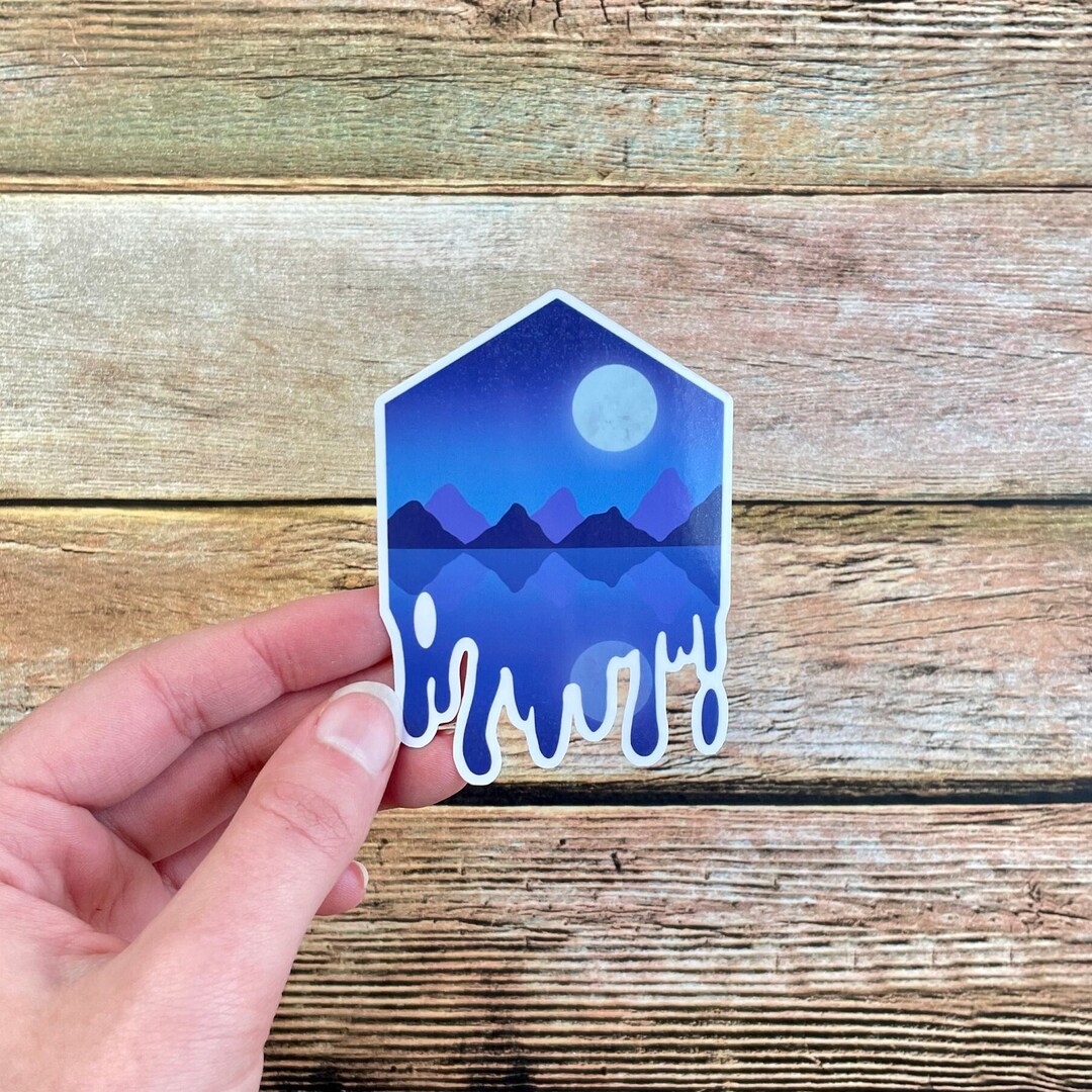 Melting D20 DND Glossy Vinyl Sticker, Dungeons and Dragons, Water ...