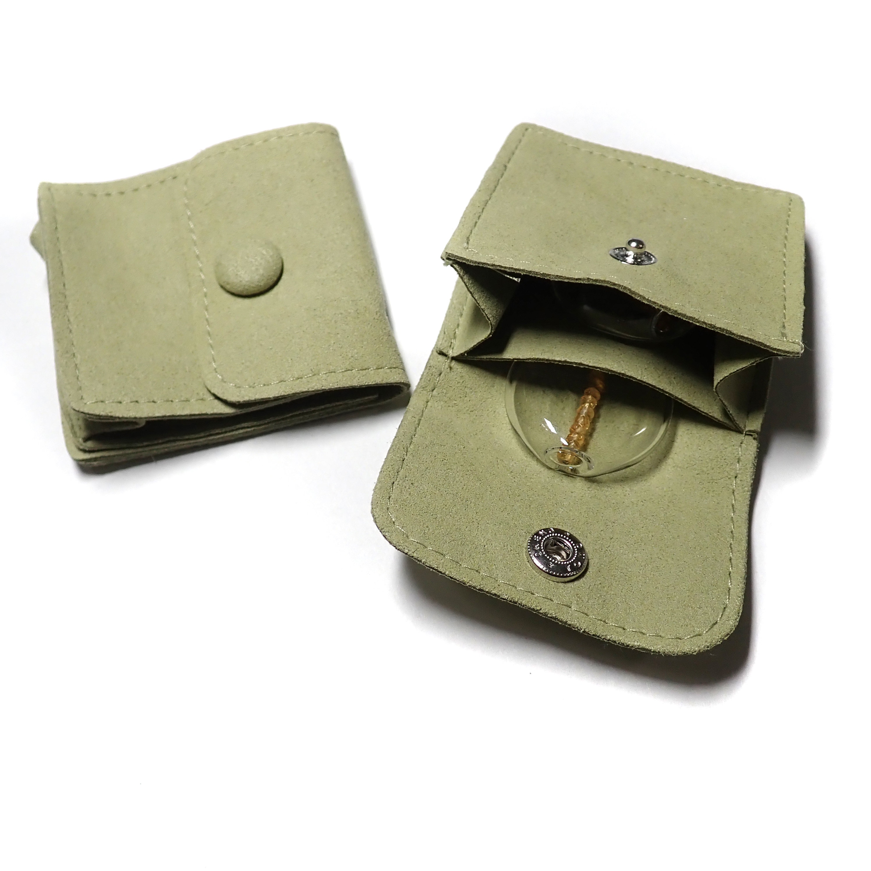 6 Samtbeutel Mit Druckknopf - Elegante Schmuckaufbewahrung In 6 Farben