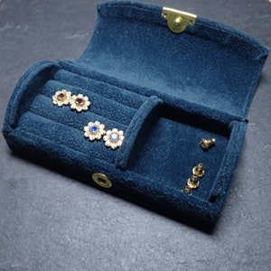 Jewelry Box, Velvet Jewelry Box, Perfect Christmas Gift For Her, Portable Travel Case