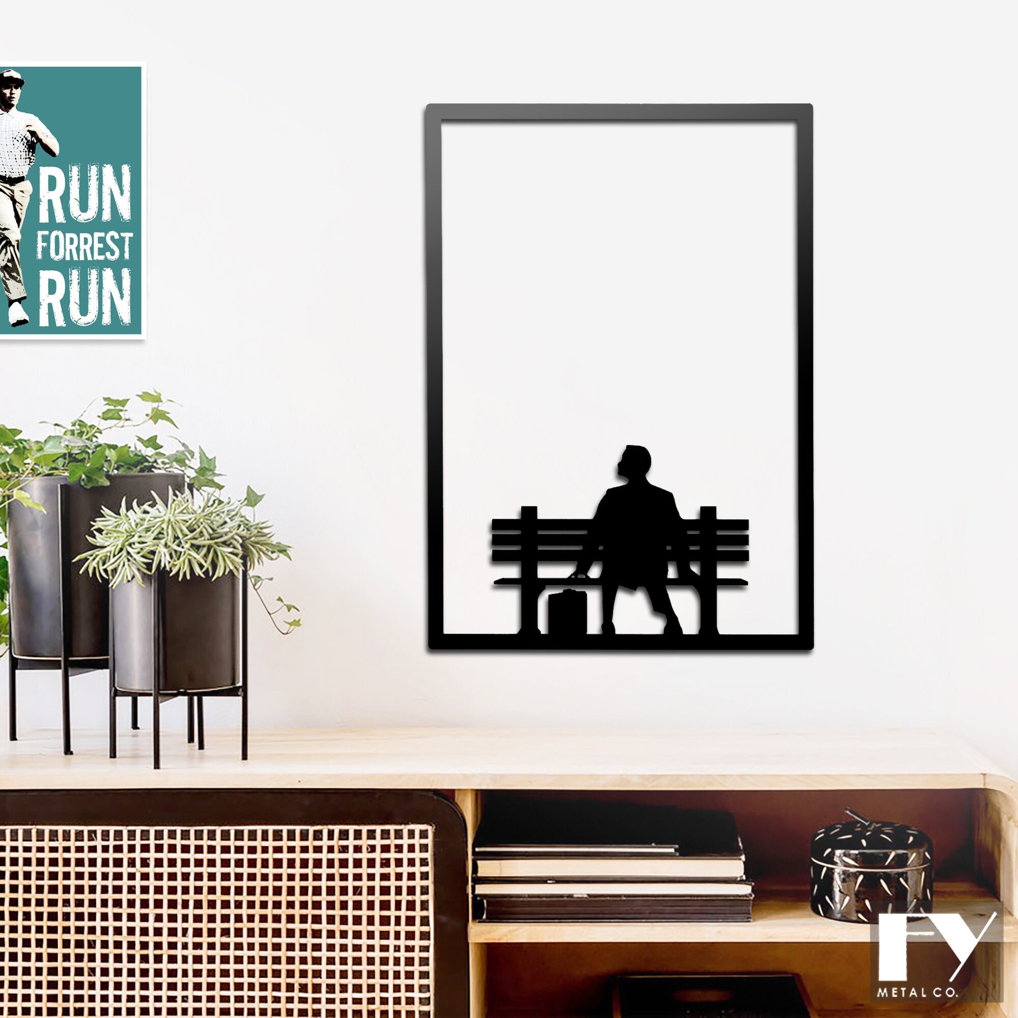FORREST GUMP Metal Wall Decor Housewarming Gift Movie Art Etsy