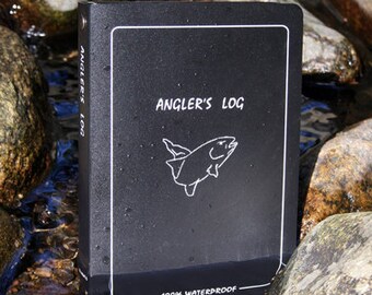 100% wasserdichtes Angeltagebuch mit wasserfestem Papier
