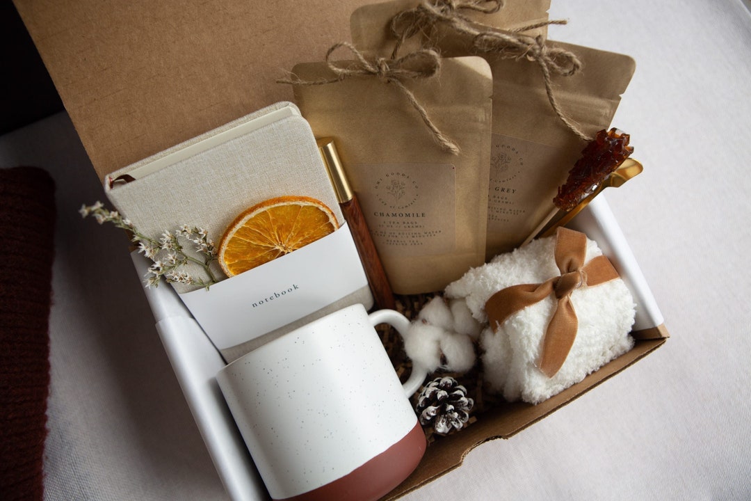 Cozy Comfort Gift Set, Cozy Gift Box, Care Package, Self Care Gift Box, Care Package, Gift Box ...