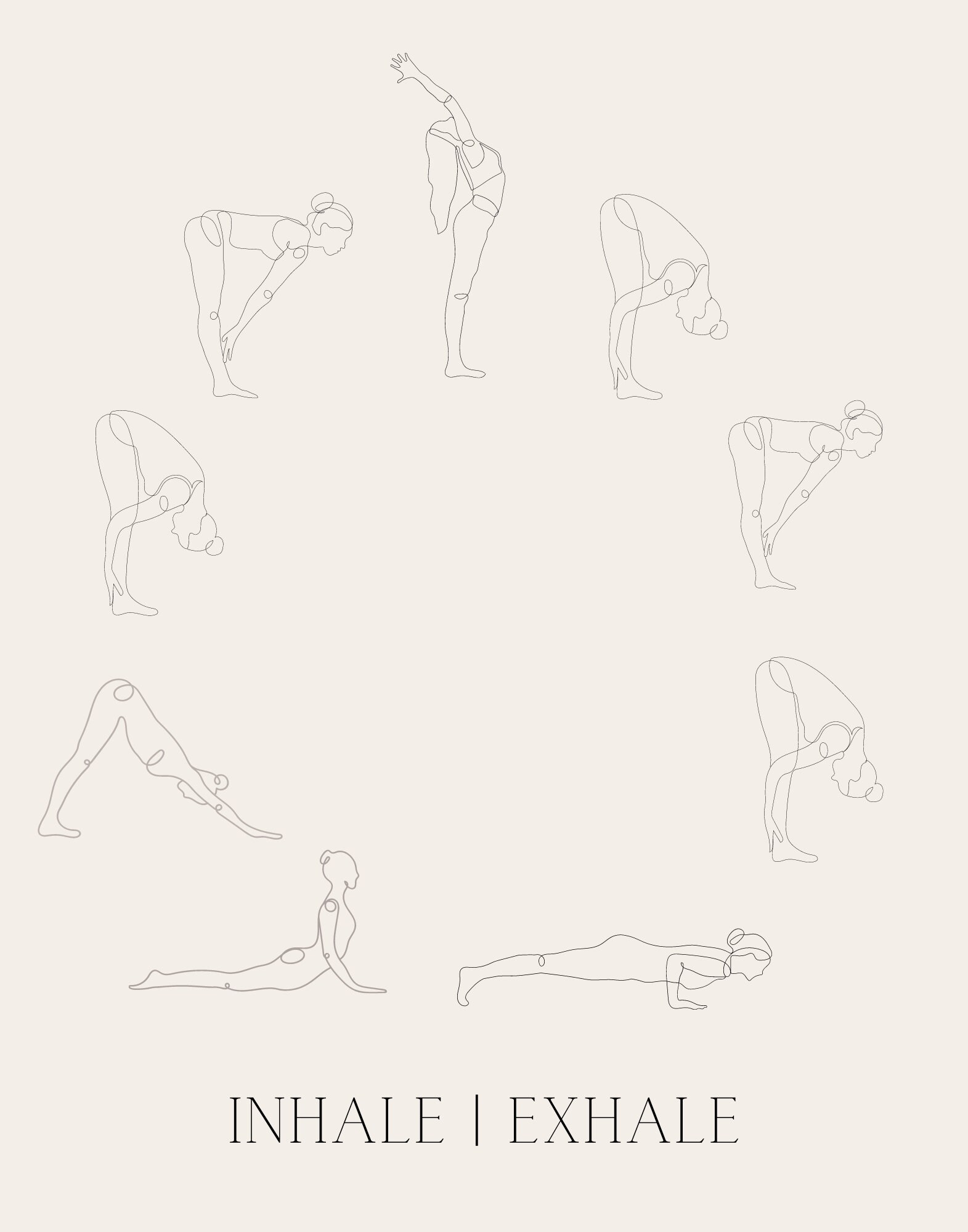 Digital Download | Wall Decor | Printables | Yoga Decor | Yoga | Sun ...