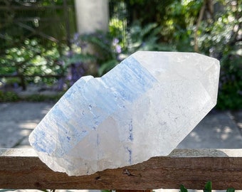 Dumortierite In Quartz XXL Point