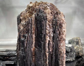 Black Tourmaline & Mica XL Raw