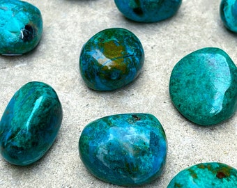 AA Grade Chrysocolla Tumble Stones