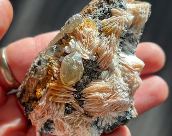 Cerussite, Barite & Galena Specimen - Morocco