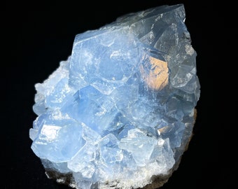 Blue Celestite Elestial Cluster