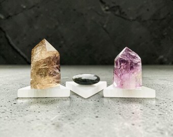 Triangle Selenite Charging Plates