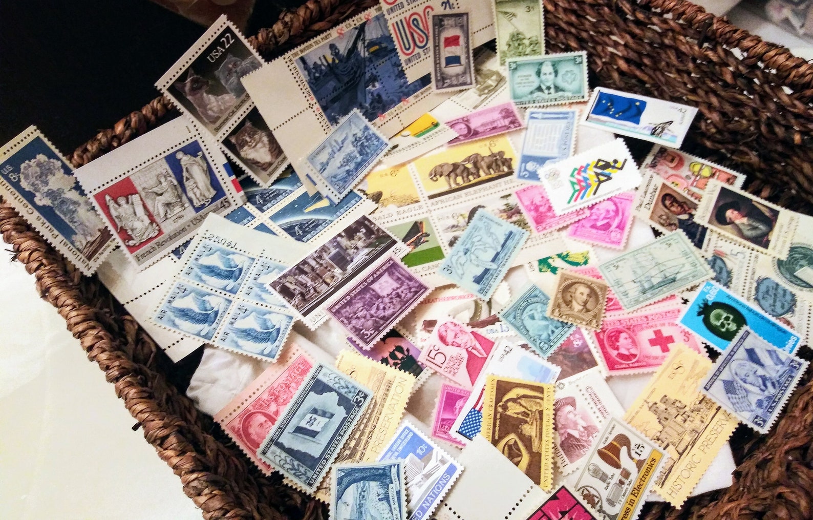 100 Grab Bag Postage Stamps for sale Etsy