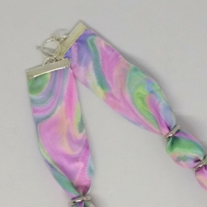Rainbow Ribbons Necklace