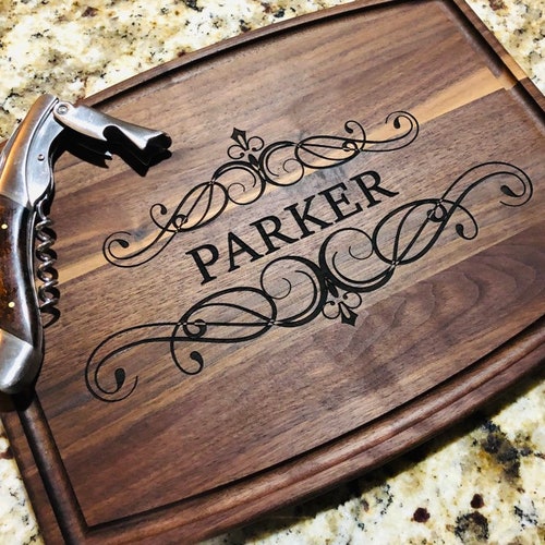 Wooden Cutting Board Anniversary Gift Wedding Gift Etsy