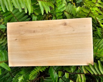 Mini cedar grilling planks that can be used as craft tiles or even planks for grilling. Size is 6.5" x 3.5"