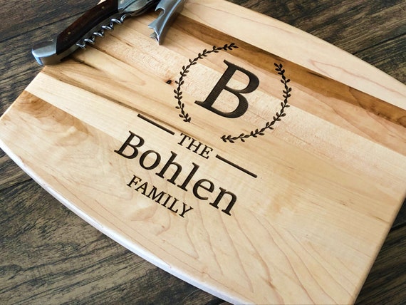 Custom Engraved Cutting Board Valentine/'s Day Wedding gift Cutting board --21004-CUTB-001 Anniversary gift Personalized Cutting Board