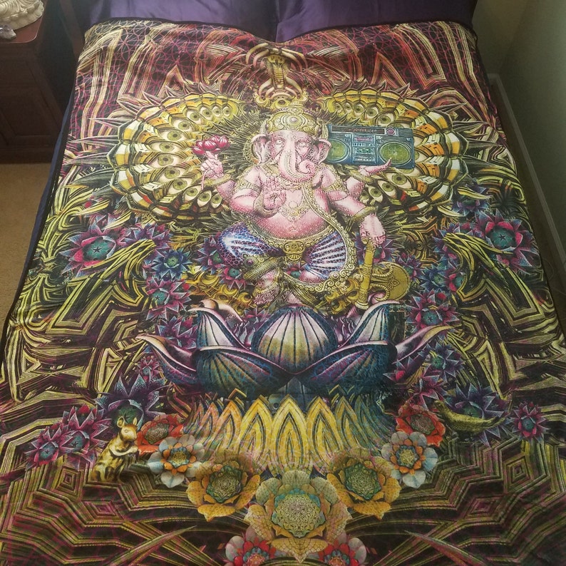 Ganesha Blanket Etsy