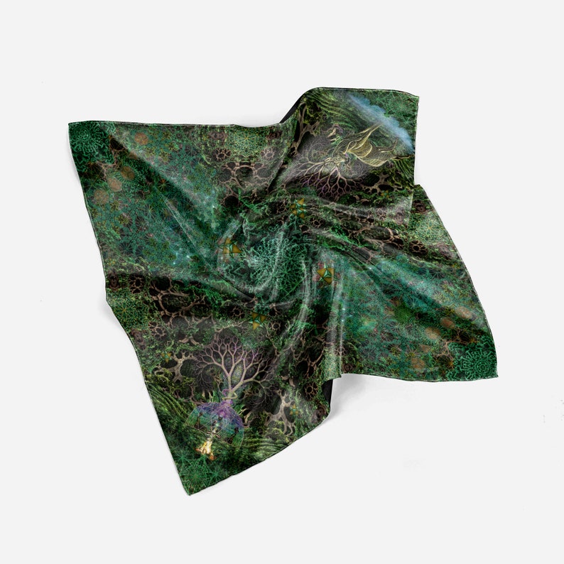 Kinnection Origami Tote Scarf Meditation Blanket Mini Tapestry