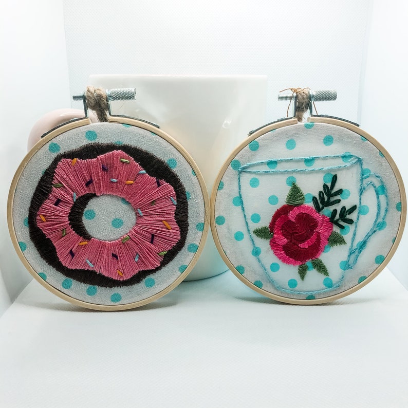 Embroidery With Hoop Wall Art Easter Basket Stuffer for Teens Embroidery Not In A Kit Mother/'s Day gift for Mom Handmade Home Decor