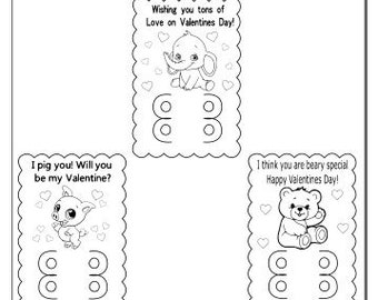 Download Valentine Card Design: Free Valentine Coloring Card Svg