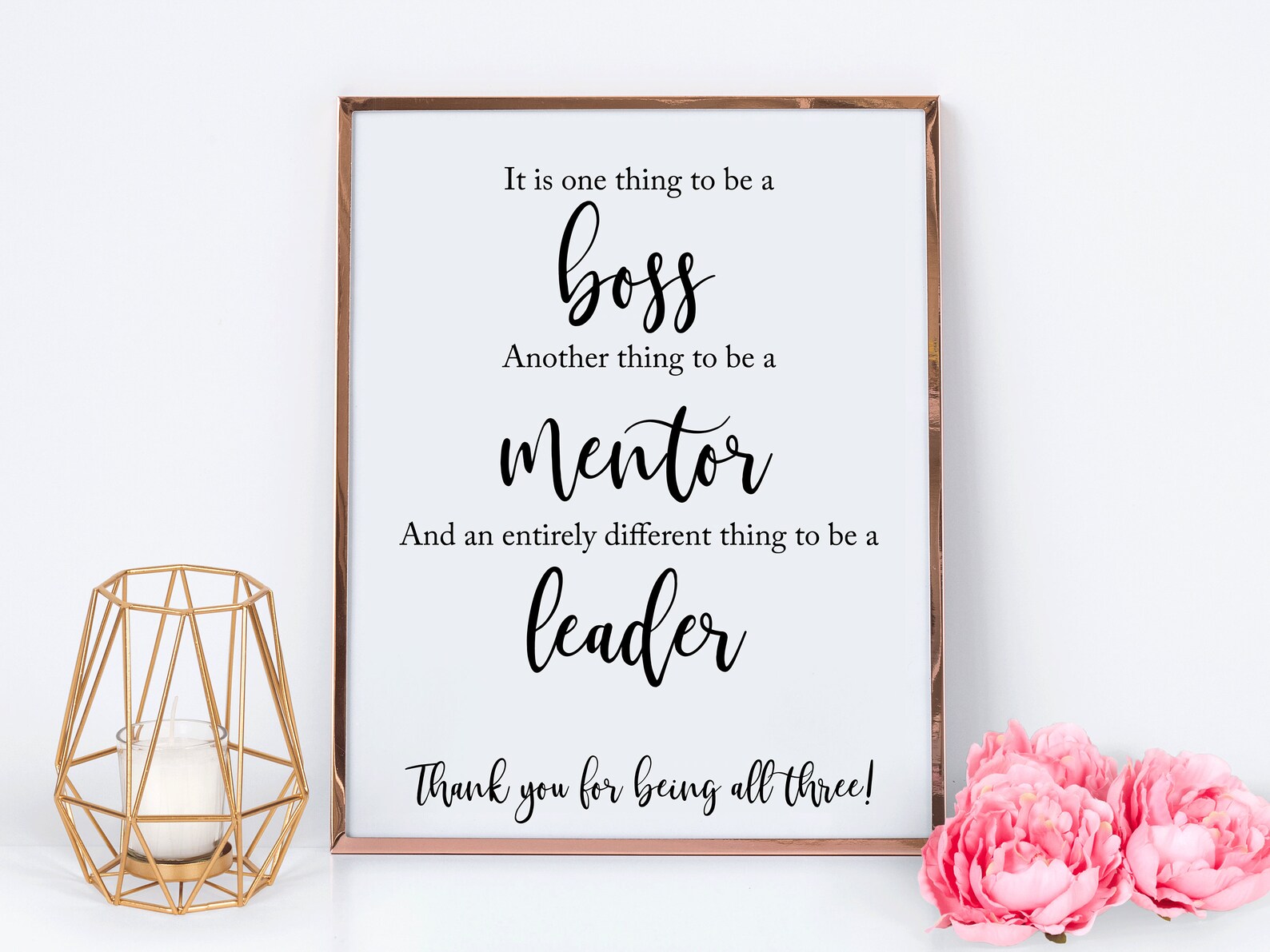 thank you gift for mentor boss