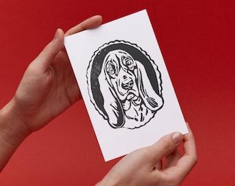 Custom Pet Linocut Print Extra Print
