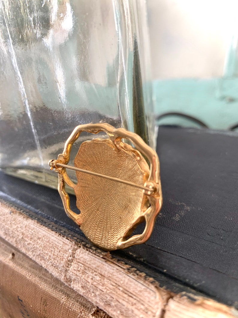 Pin Vintage Gold Plated and Enamel Purple Pansy Pin Vintage Etsy