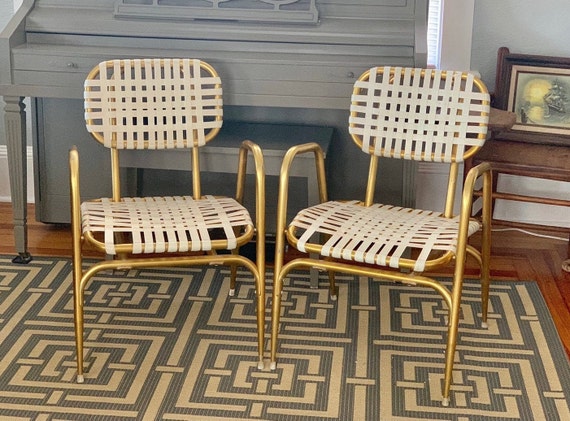 Vintage Brown Jordan Patio Chairs Retro Patio Chairs Etsy