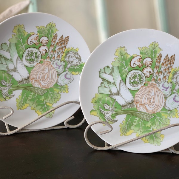Salad Plates, Vintage Shafford Salad Plates The Salad Bar Pattern, Vintage Serving Plates, Vintage Kitchen, Healthy Eating, Eating Healthy