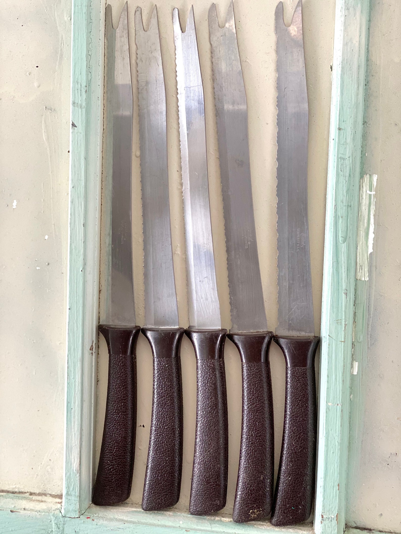 Knife Vintage Quikut Knife Quikut Stainless Steel Knife W Etsy