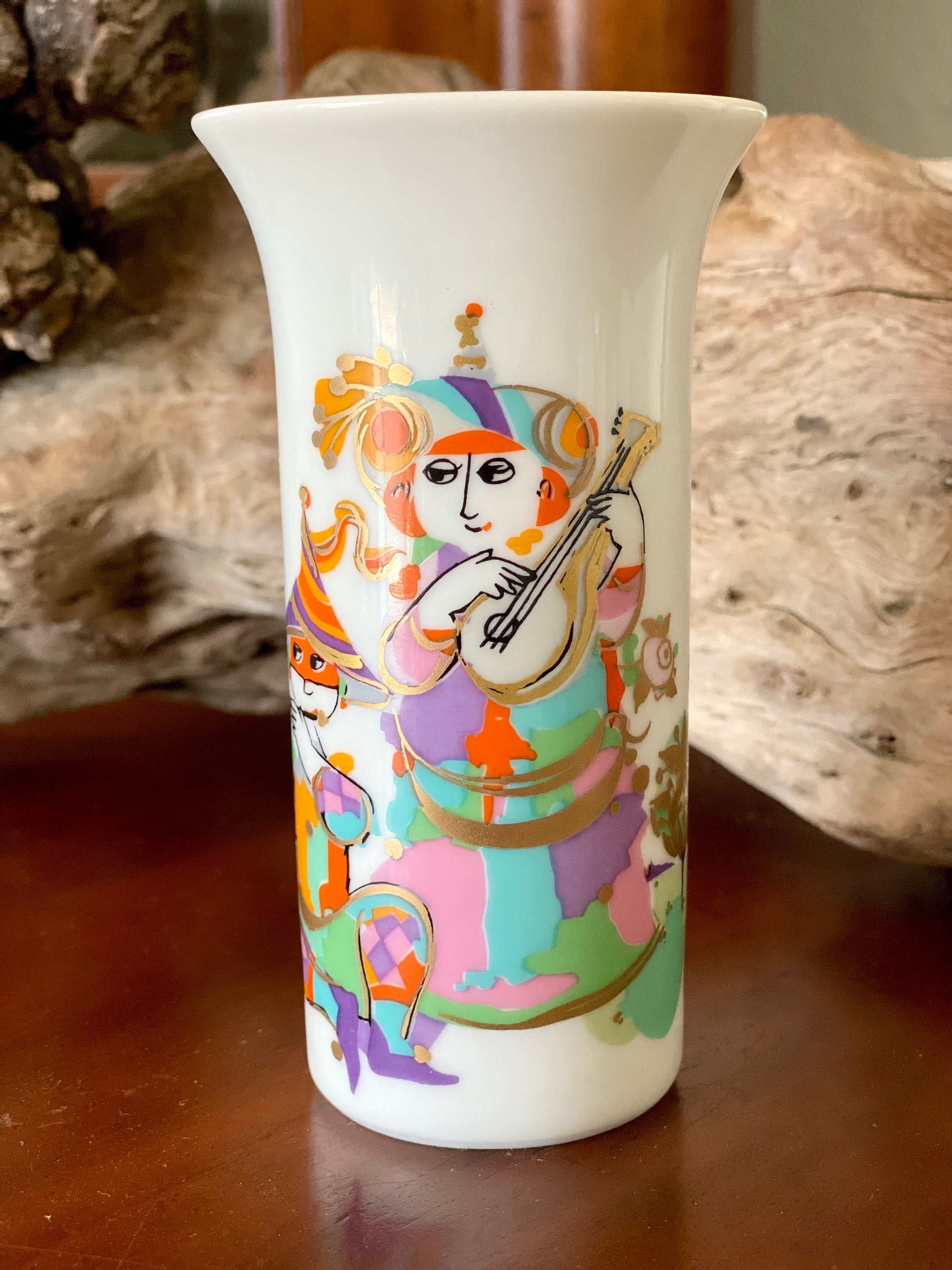 Vase or Home Decor, Vintage Rosenthal Audio Line by Bjorn Wiinlad