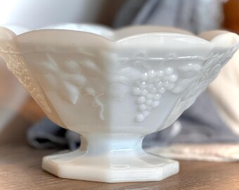 Display Piece, Vintage Milk Glass Display Piece, Vintage Home Decor, Retro Home Decor, Lovely Shabby Chic Home Decor, Cottage Decor, Gift