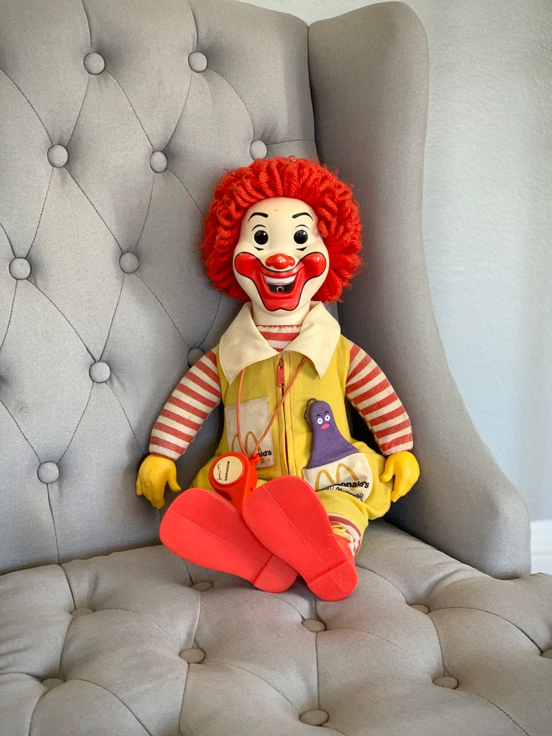 vintage ronald mcdonald doll