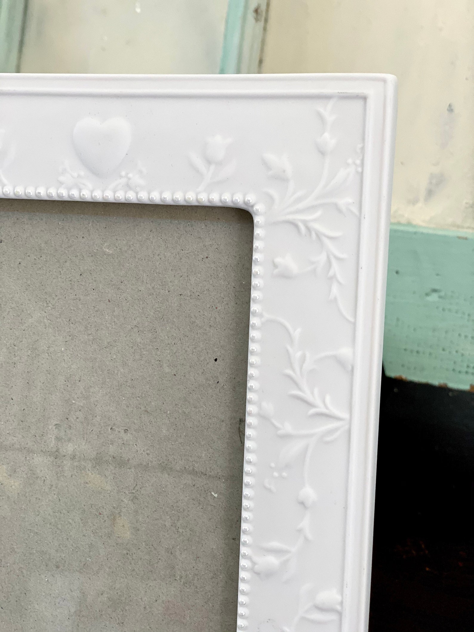 Picture Frame Vintage Russ Picture Frame White Ceramic Etsy