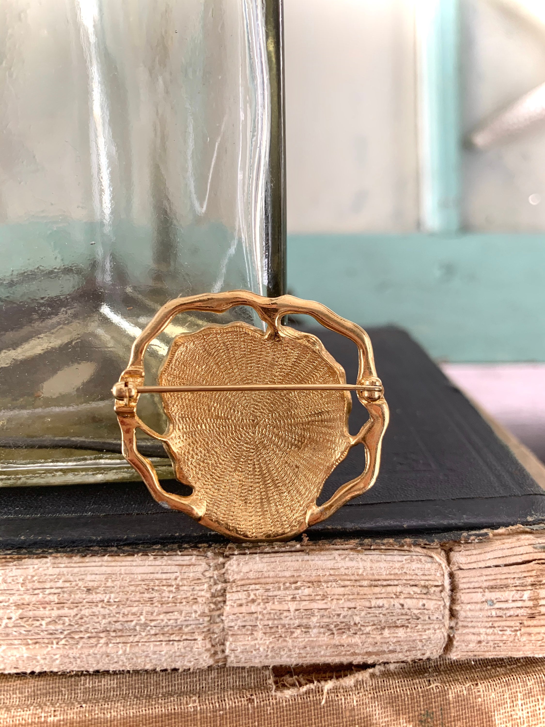 Pin Vintage Gold Plated and Enamel Purple Pansy Pin Vintage Etsy