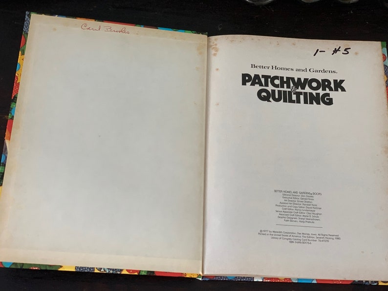 Better Homes and Gardens Patchwork & Quilting Book 1977 - Etsy