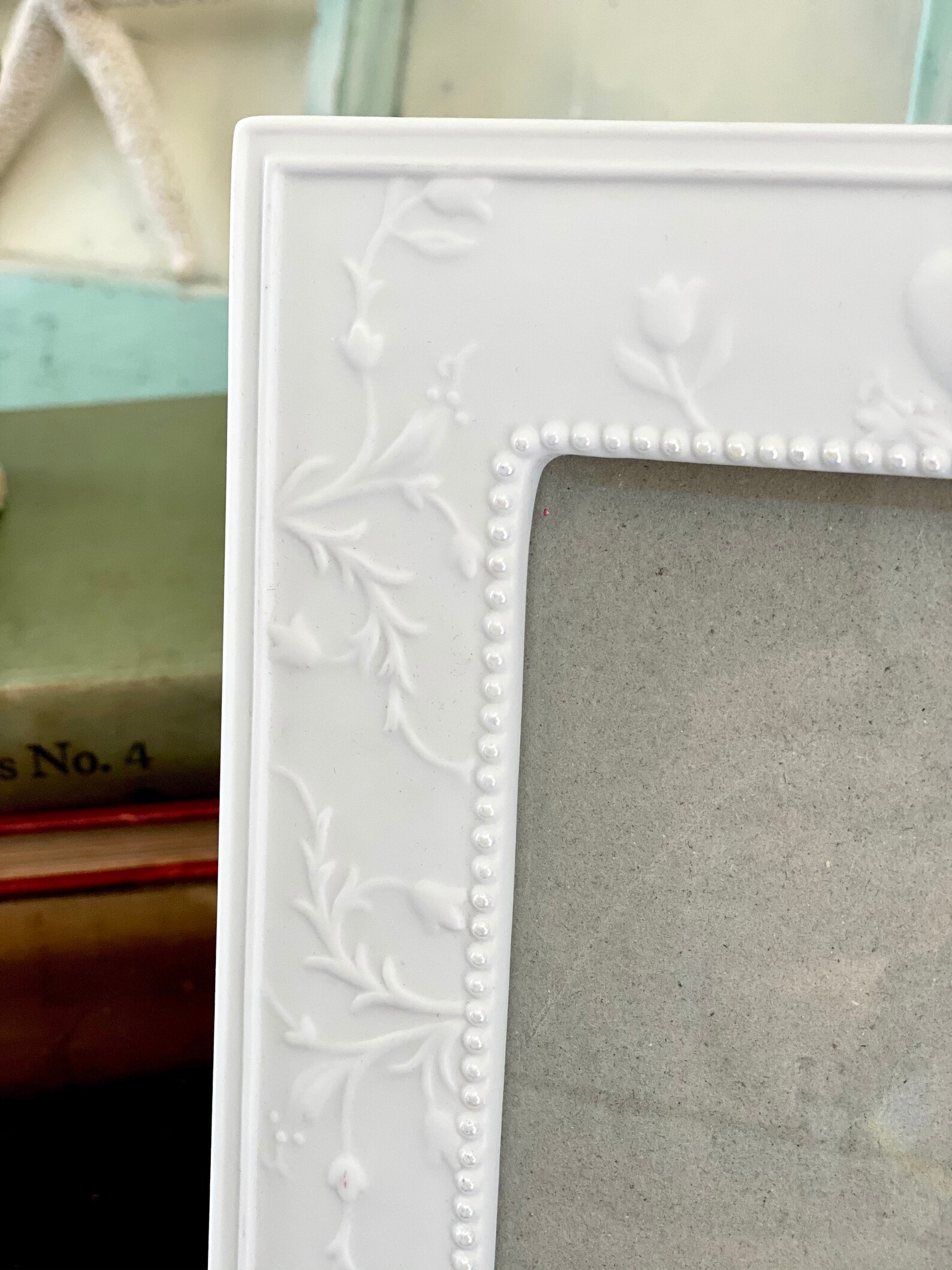 Picture Frame Vintage Russ Picture Frame White Ceramic Etsy