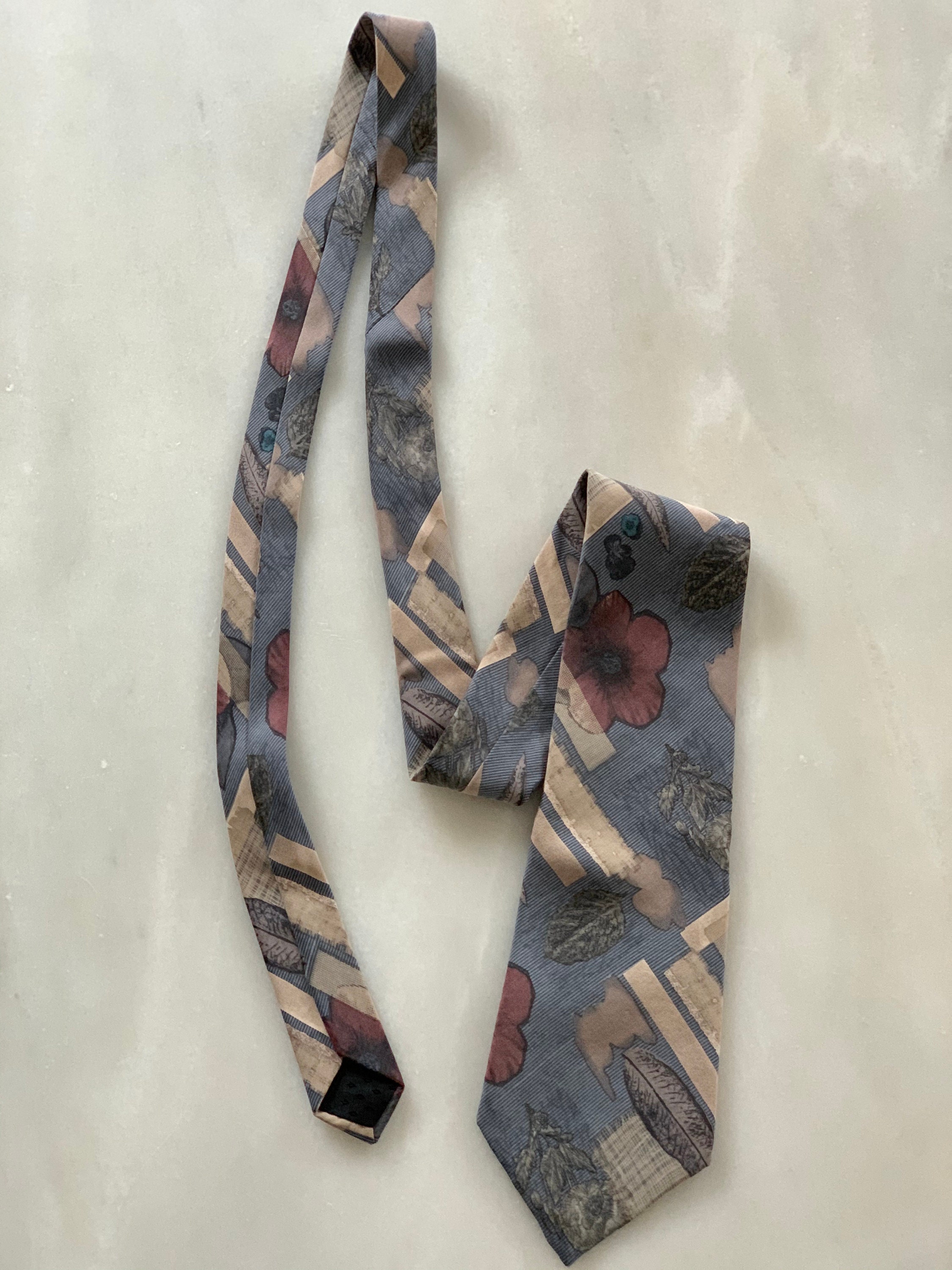 Necktie Vintage Hardy Amies Tie Silk Tie with Bold Lines and | Etsy