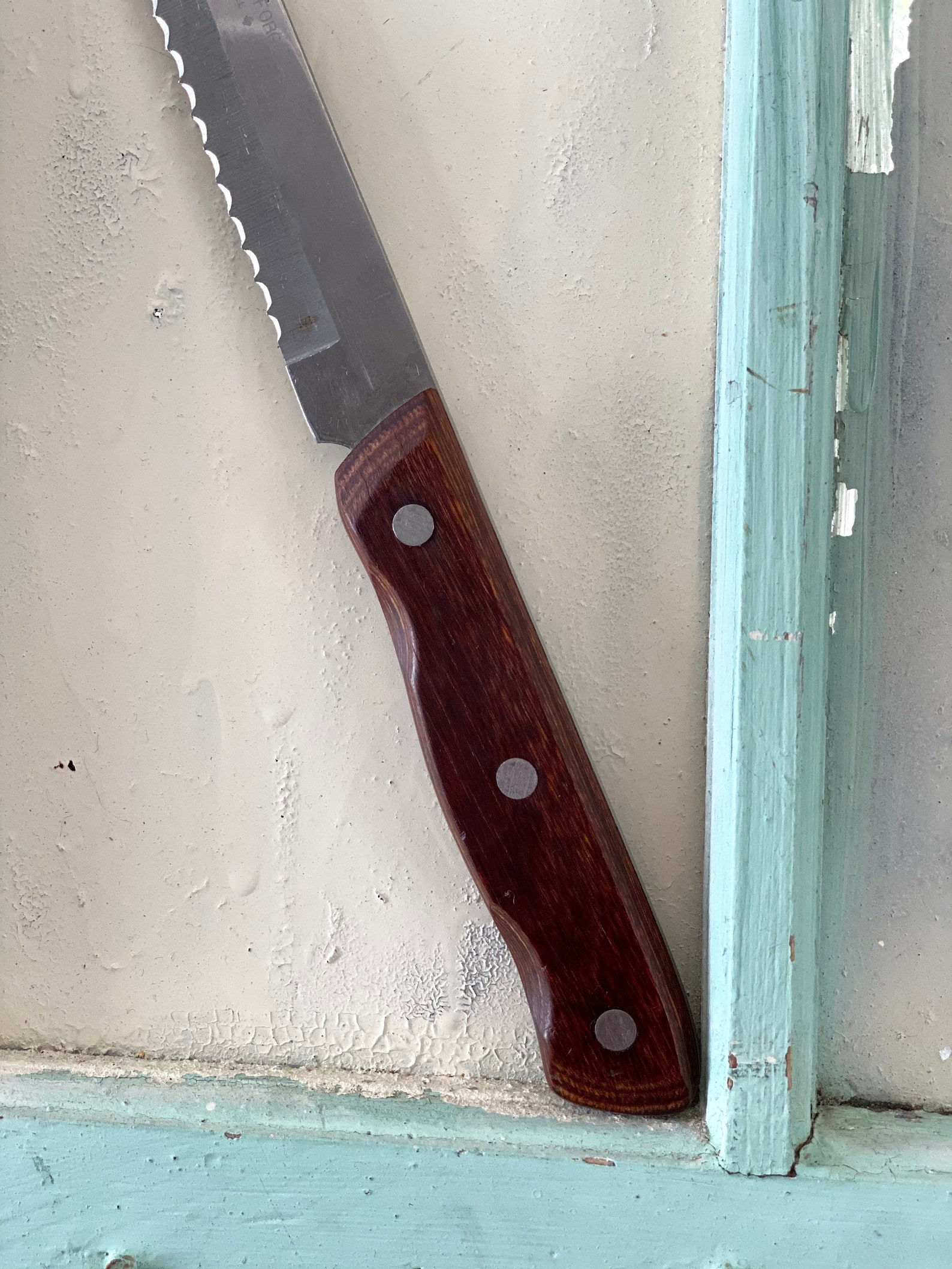 Knife Vintage Hanford Serrated Knife Vintage Cooking Etsy